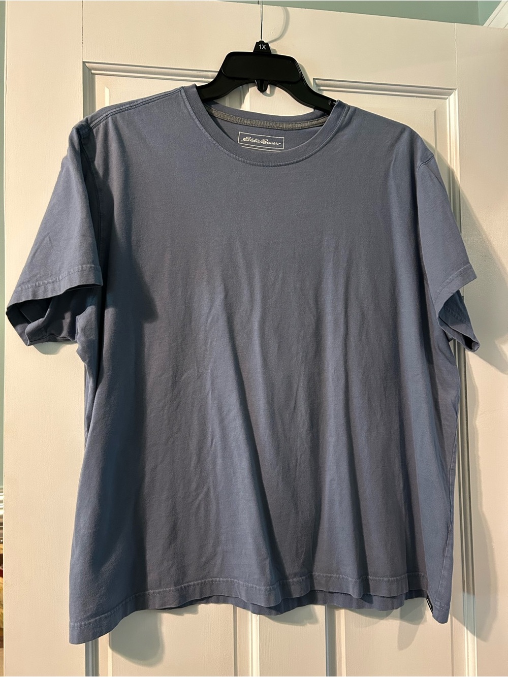 Eddie Bauer Men’s LegendWash Crewneck Sweater in Slate Blue 2X